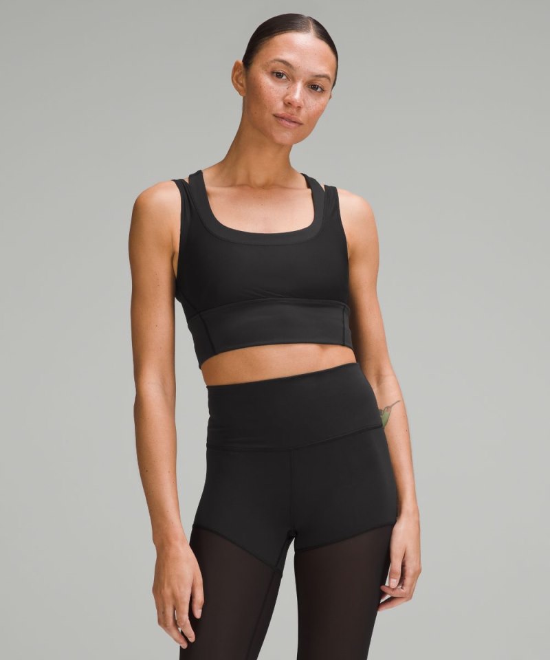 Lululemon Wunder Train Mesh Racerback Tank Top Black Online Outlet Sale