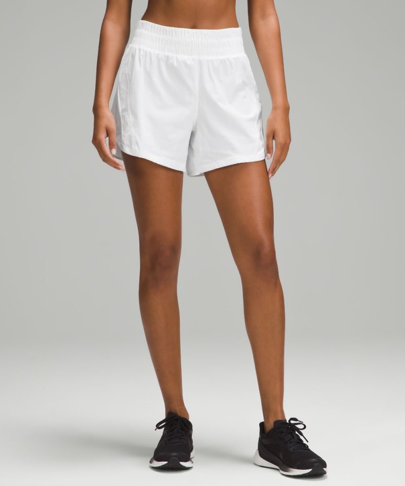 Lululemon Track That High-Rise Lined Short 5" White Online Outlet Sale