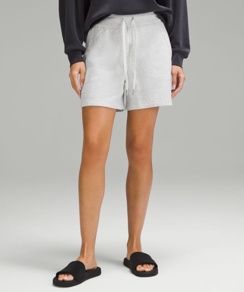 Lululemon Scuba High-Rise Short 5" Heathered Core Ultra Light Grey Online Outlet Sale