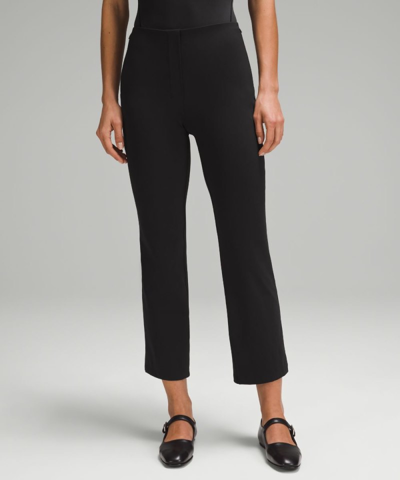 Lululemon Smooth Fit Pull-On High-Rise Cropped Pant Black Online Outlet Sale