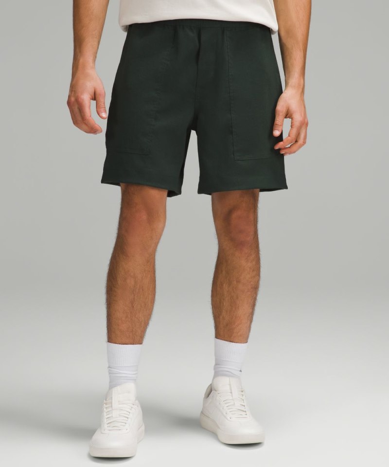 Lululemon Relaxed-Fit Pull-On Short 7" *Light Woven Legacy Green Online Outlet Sale