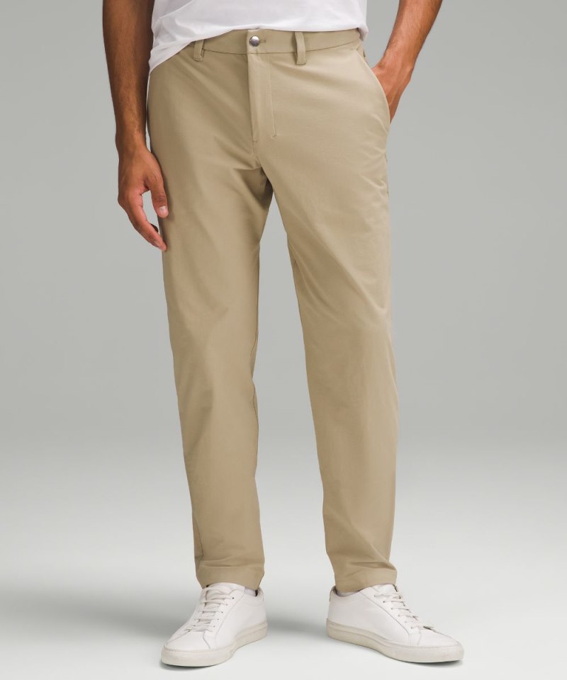 Lululemon ABC Slim-Fit Trouser 32"L *Stretch Cotton VersaTwill Compass Khaki Online Outlet Sale