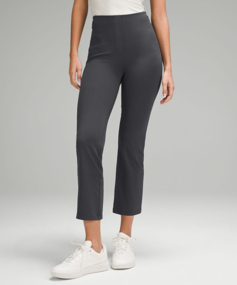 Lululemon Smooth Fit Pull-On High-Rise Cropped Pant Graphite Grey Online Outlet Sale