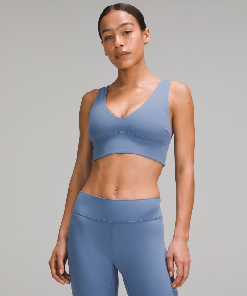 Lululemon lululemon Align™ V-Neck Bra *Light Support, C / D Cup Oasis Blue Online Outlet Sale