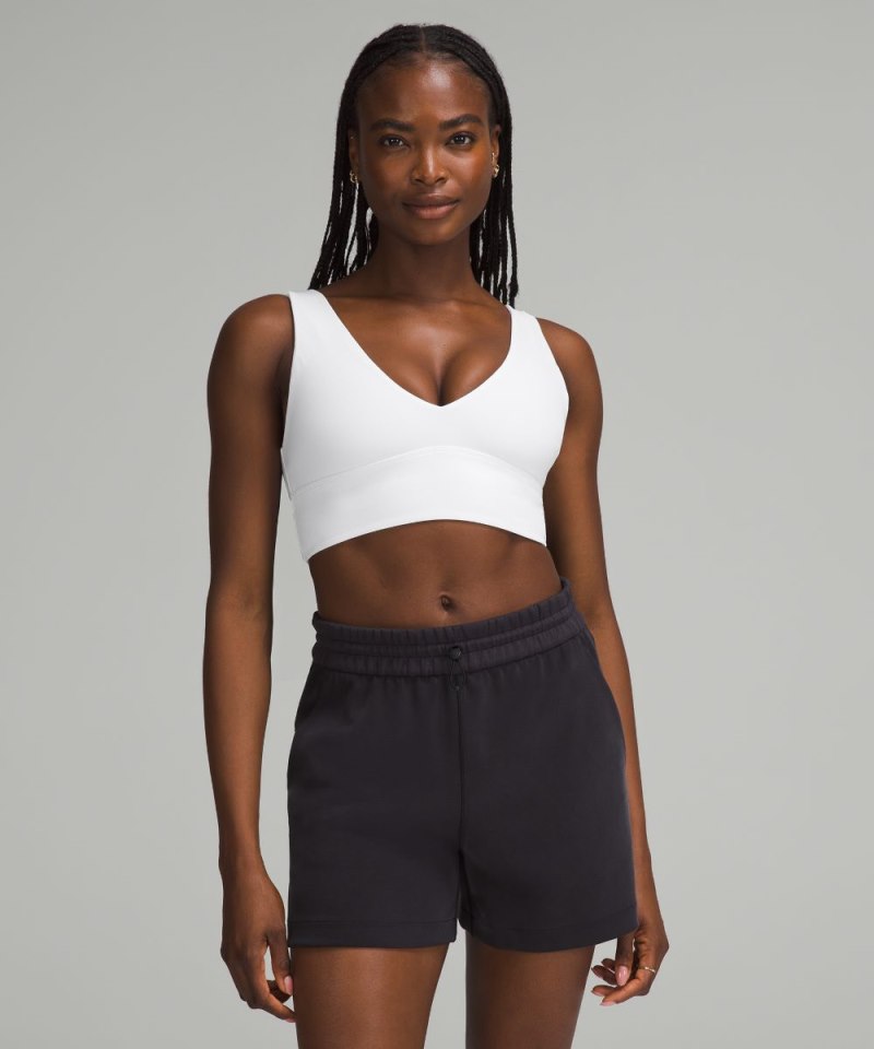 Lululemon lululemon Align™ V-Neck Bra *Light Support, C / D Cup White Online Outlet Sale