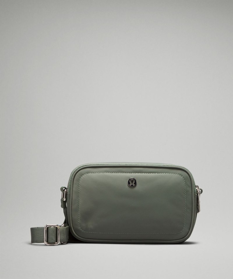 Lululemon Crossbody Camera Bag 2L Grey Eucalyptus Online Outlet Sale