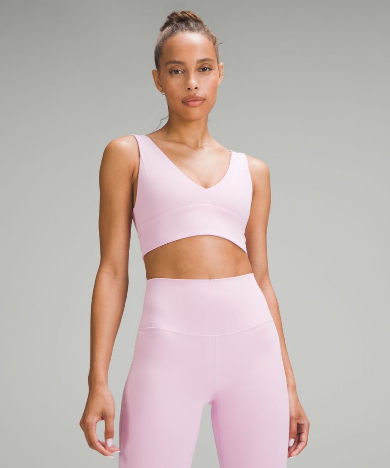 Lululemon lululemon Align™ V-Neck Bra *Light Support, A / B Cup Vitapink Online Outlet Sale