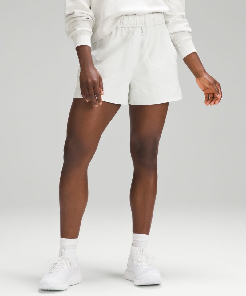 Lululemon Cinchable Waist High-Rise Woven Short 3.5" Bone Online Outlet Sale