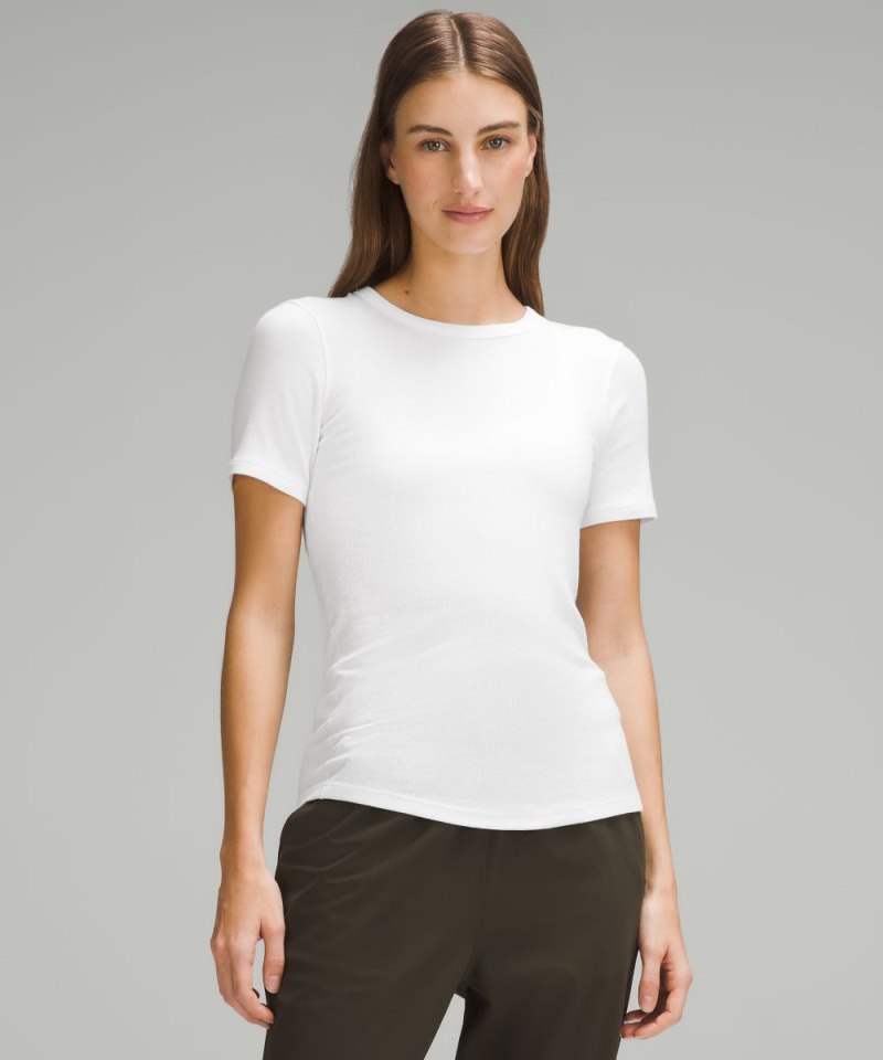 Lululemon Hold Tight Short-Sleeve Shirt White Online Outlet Sale