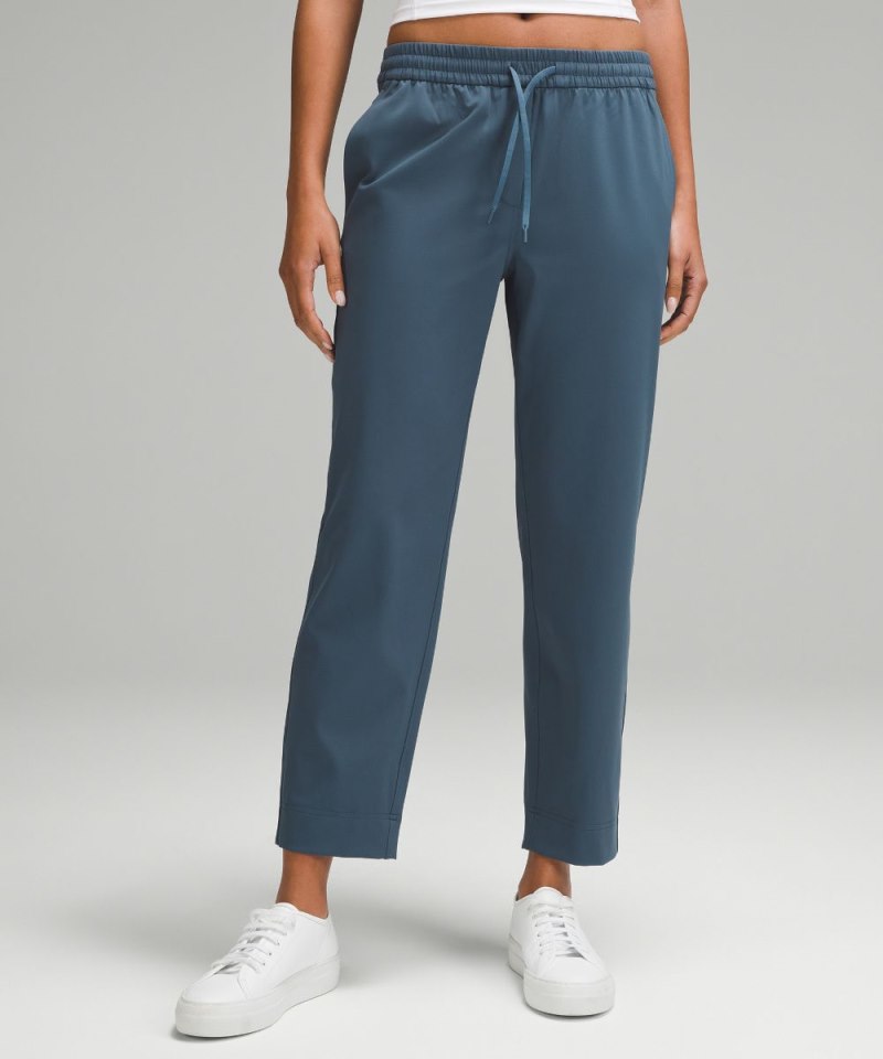 Lululemon Tapered-Leg Mid-Rise Pant 7 / 8 Length *Luxtreme Iron Blue Online Outlet Sale