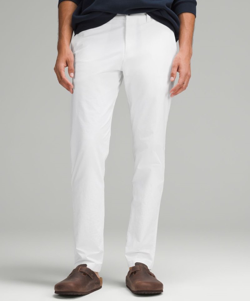 Lululemon ABC Slim-Fit Trouser 34"L *Stretch Cotton VersaTwill White Online Outlet Sale