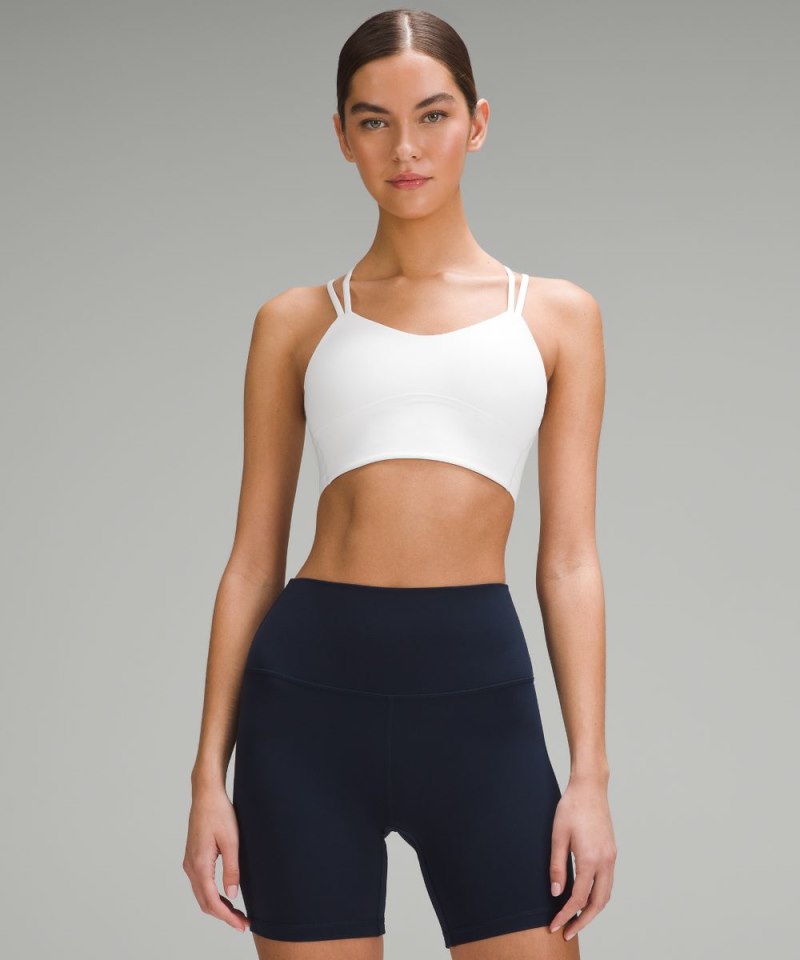 Lululemon Like a Cloud Longline Bra *Light Support, B / C Cup White Online Outlet Sale