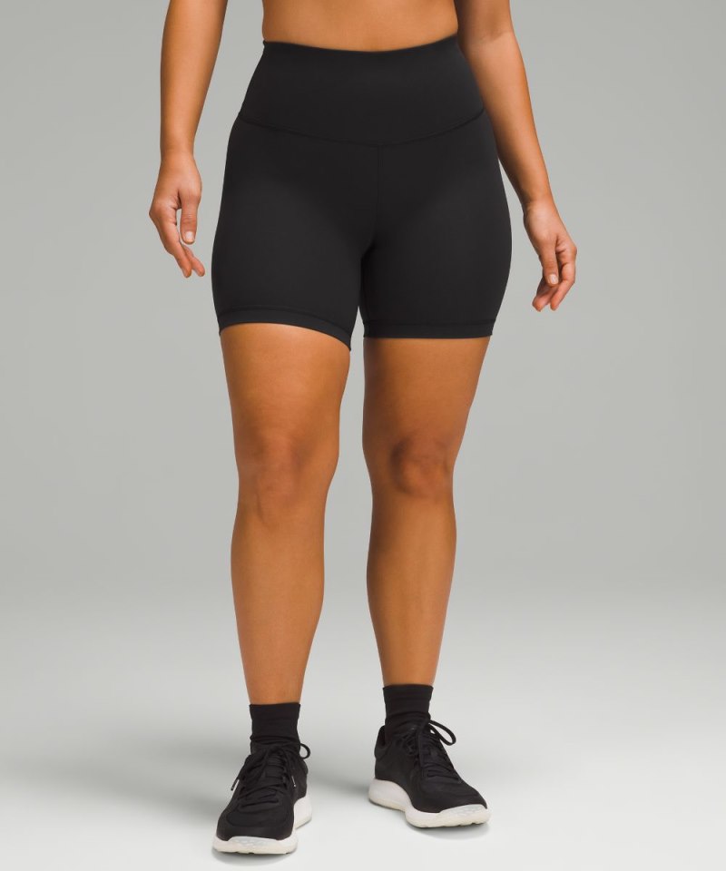 Lululemon Wunder Train Contour Fit High-Rise Short 6" Black Online Outlet Sale