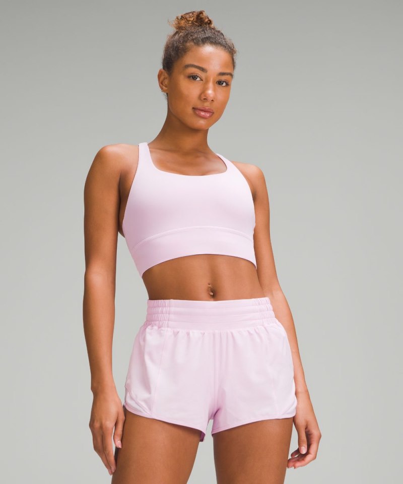 Lululemon lululemon Energy Longline Bra *Medium Support, B–D Cups Vitapink Online Outlet Sale
