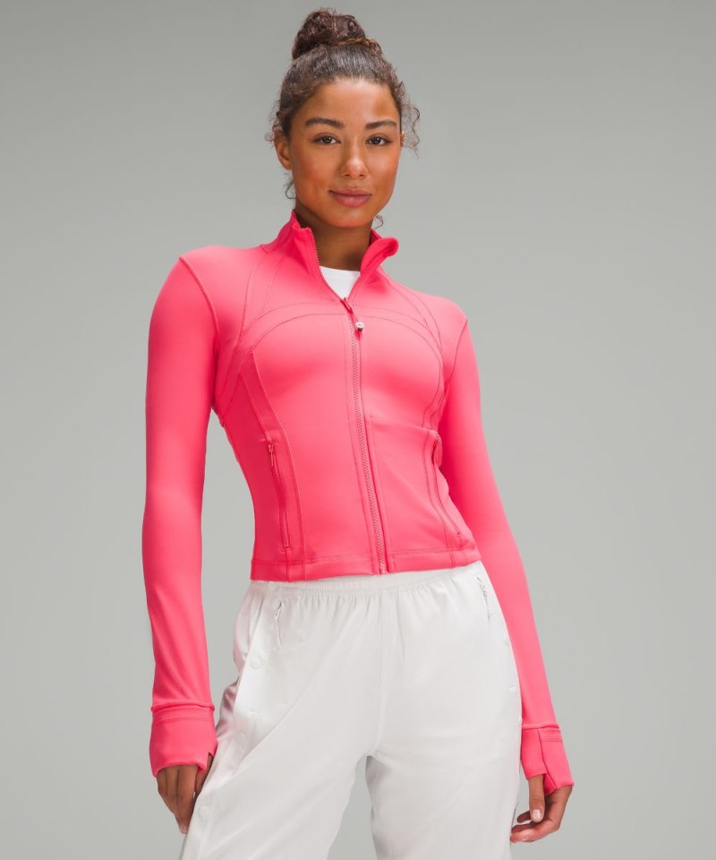 Lululemon Define Cropped Jacket *Nulu Glaze Pink Online Outlet Sale