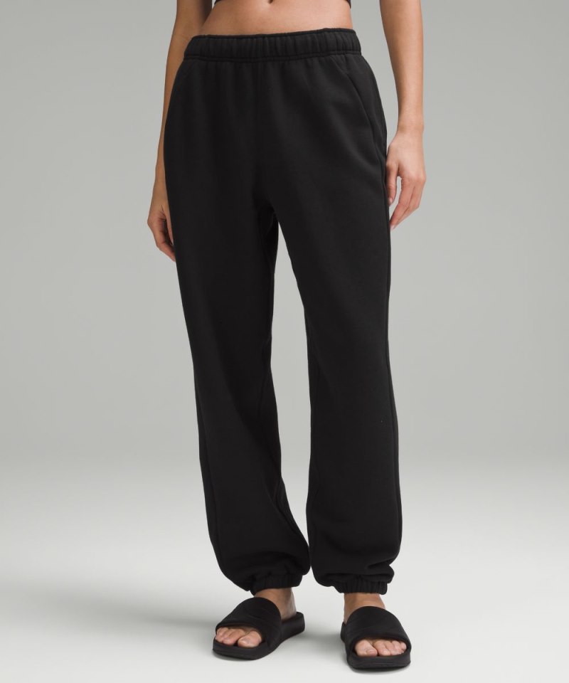 Lululemon Scuba Mid-Rise Oversized Jogger *Short Black Online Outlet Sale
