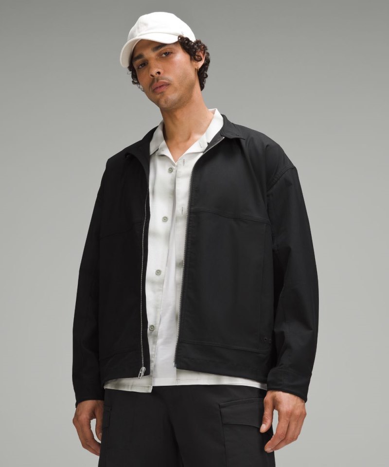Lululemon Smooth Twill Full-Zip Jacket Black Online Outlet Sale
