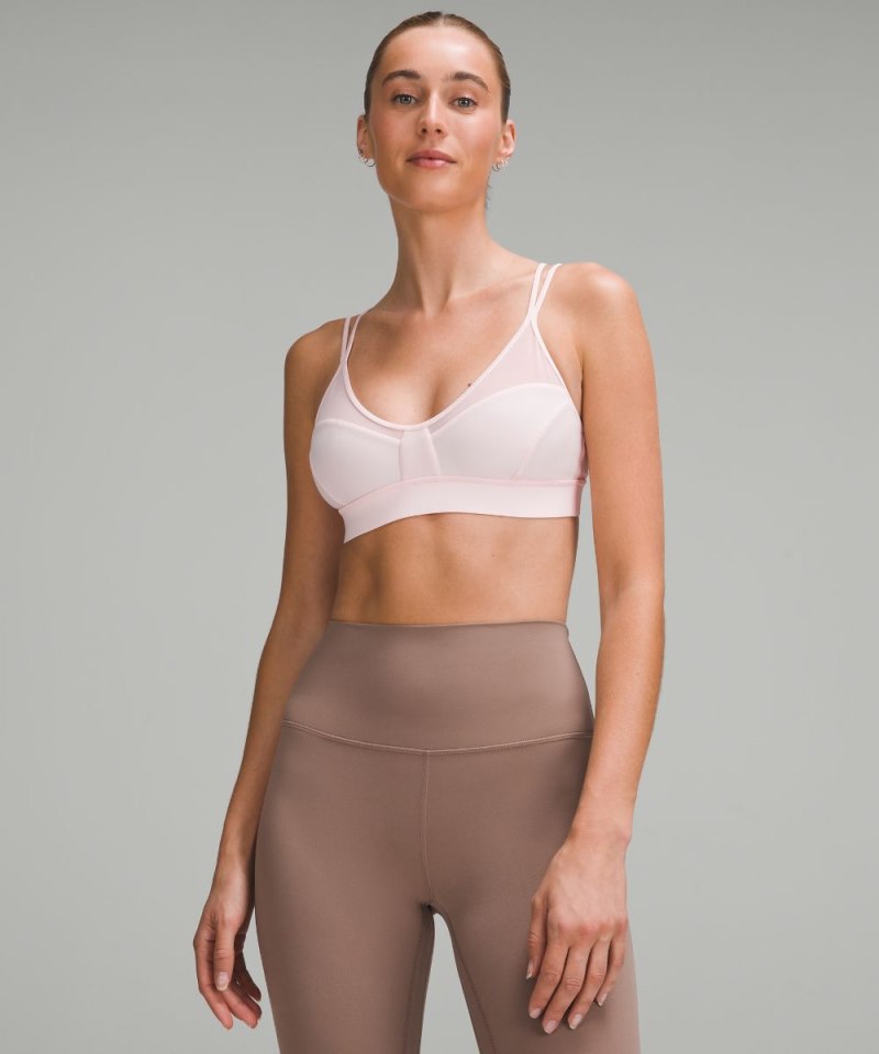 Lululemon Anew Bra *Light Support, A / B Cup Strawberry Milkshake Online Outlet Sale