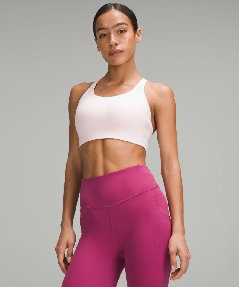 Lululemon lululemon Energy Bra *High Support, B–DDD Cups Strawberry Milkshake Online Outlet Sale