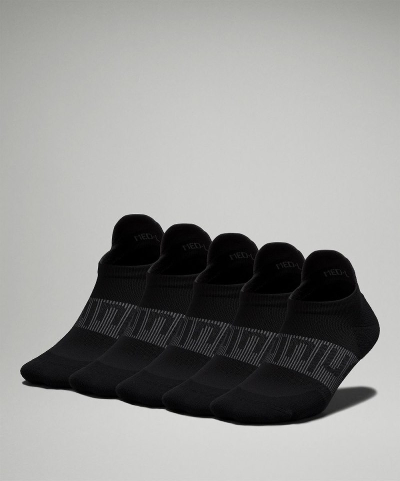 Lululemon Women's Power Stride Tab Socks *5 Pack Black Online Outlet Sale