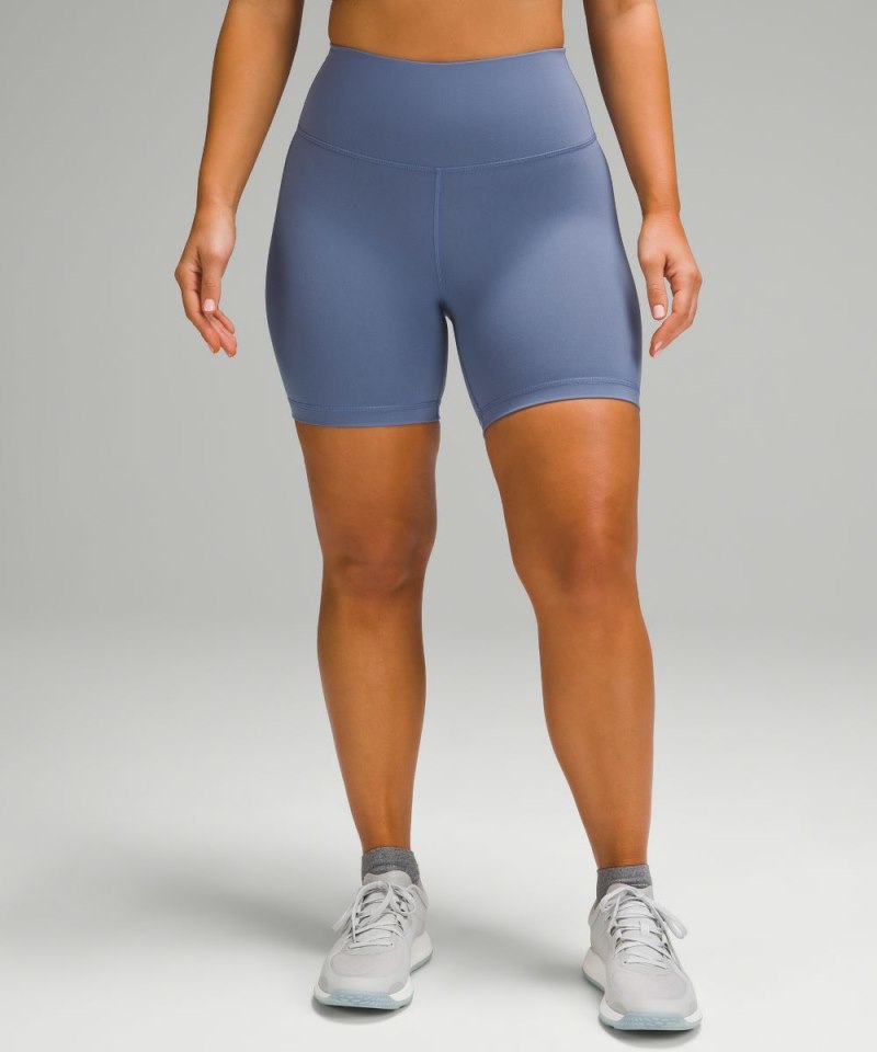 Lululemon Wunder Train Contour Fit High-Rise Short 6" Oasis Blue Online Outlet Sale