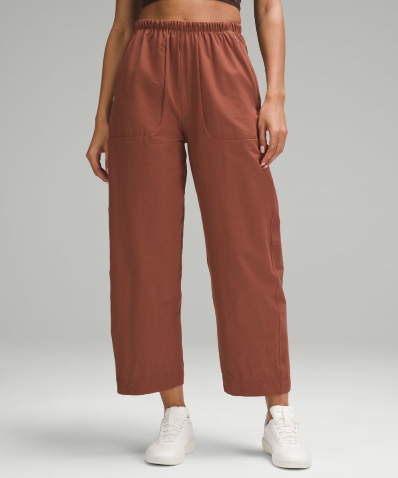 Lululemon Lightweight Mid-Rise Barrel-Leg Cropped Pant Ancient Copper Online Outlet Sale