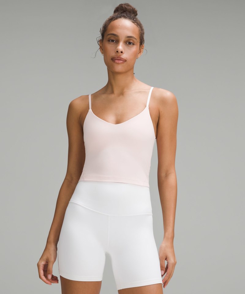 Lululemon lululemon Align™ Cropped Cami Tank Top *A / B Cup Strawberry Milkshake Online Outlet Sale