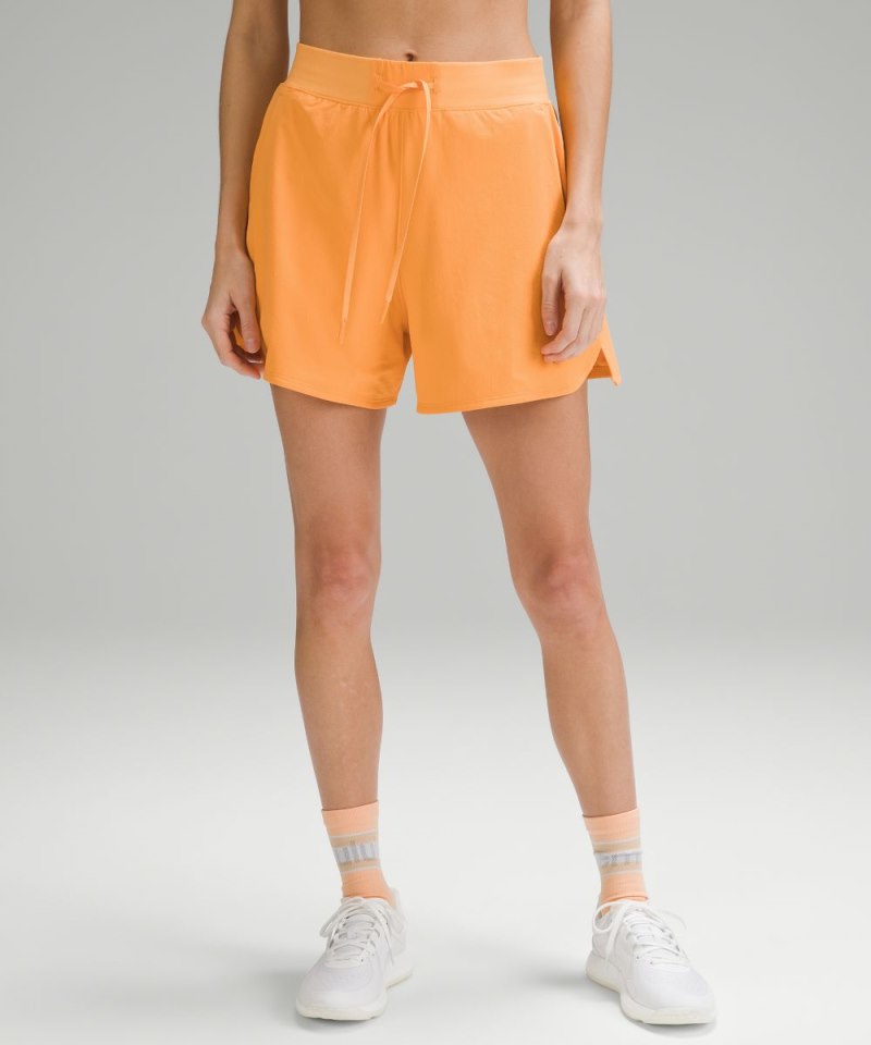 Lululemon License to Train High-Rise Short 4" Mango Dream Online Outlet Sale