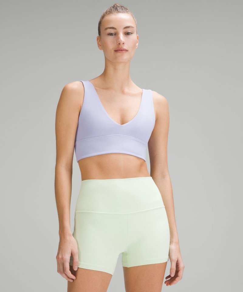 Lululemon lululemon Align™ V-Neck Bra *Light Support, A / B Cup Lilac Smoke Online Outlet Sale