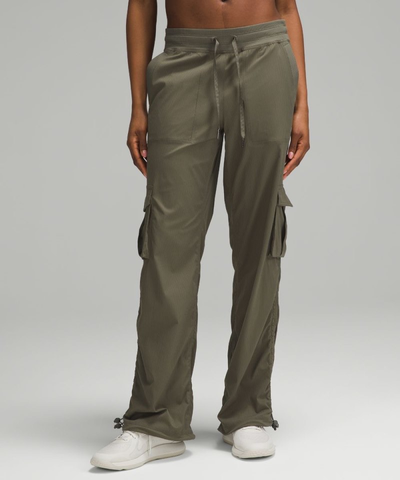 Lululemon Dance Studio Relaxed-Fit Mid-Rise Cargo Pant Army Green Online Outlet Sale