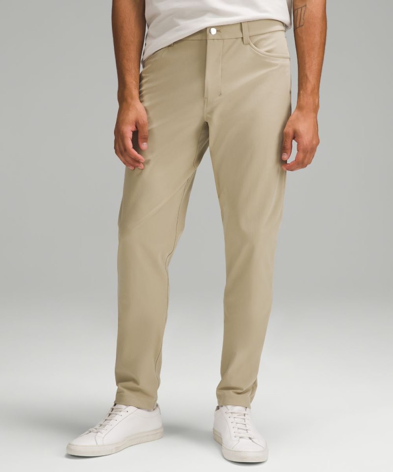 Lululemon ABC Slim-Fit 5 Pocket Pant 30"L *Warpstreme Compass Khaki Online Outlet Sale