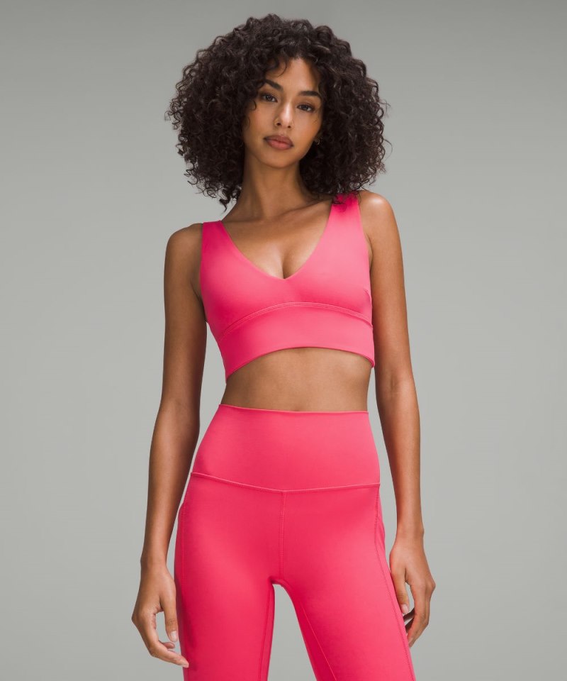 Lululemon lululemon Align™ V-Neck Bra *Light Support, C / D Cup Glaze Pink Online Outlet Sale