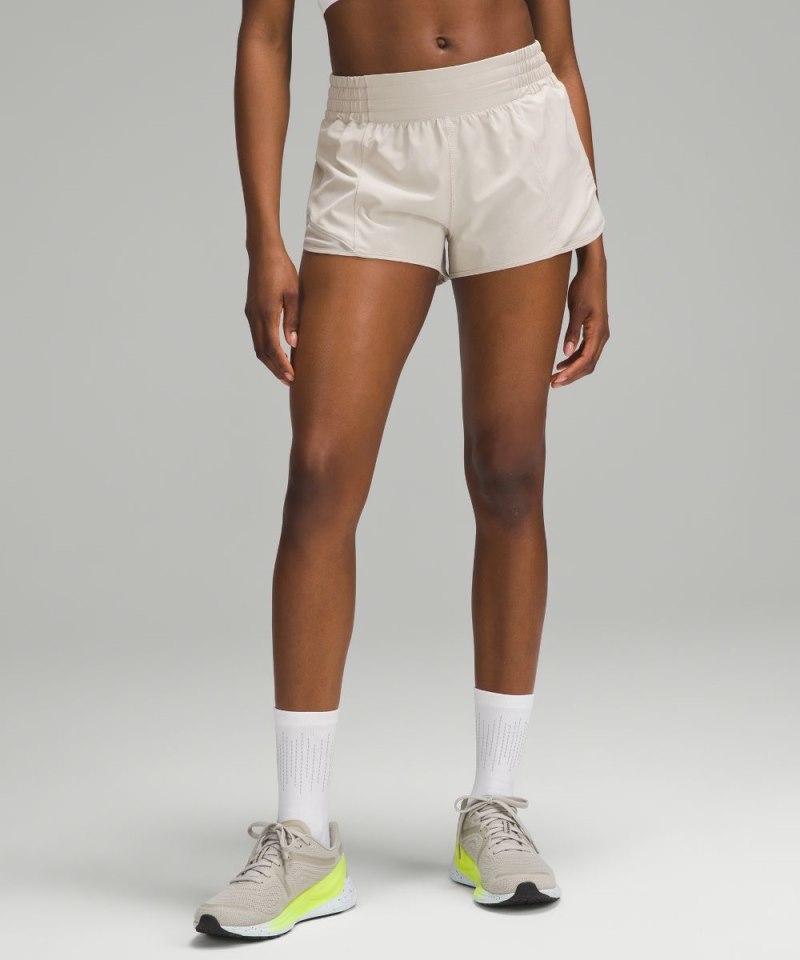 Lululemon Hotty Hot High-Rise Lined Short 2.5" Mojave Tan Online Outlet Sale