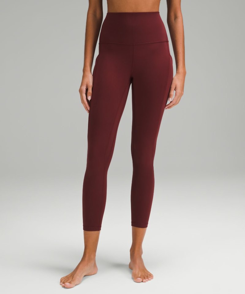 Lululemon lululemon Align™ High-Rise Pant with Pockets 25" Red Merlot Online Outlet Sale