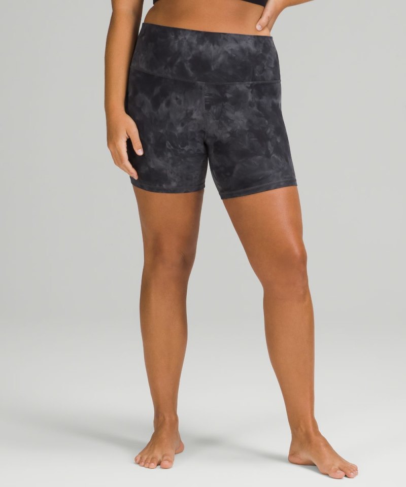 Lululemon lululemon Align™ High-Rise Short 6" Diamond Dye Pitch Grey Graphite Grey Online Outlet Sale