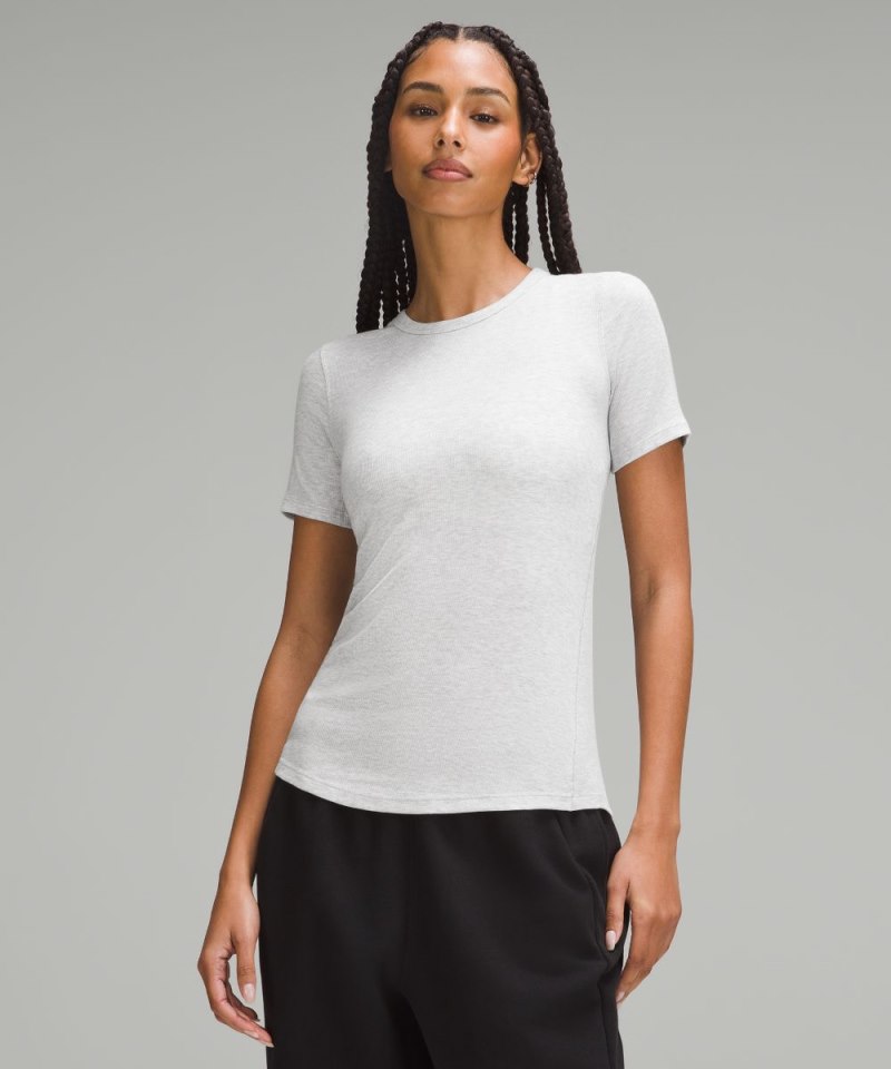 Lululemon Hold Tight Short-Sleeve Shirt Heathered Core Ultra Light Grey Online Outlet Sale