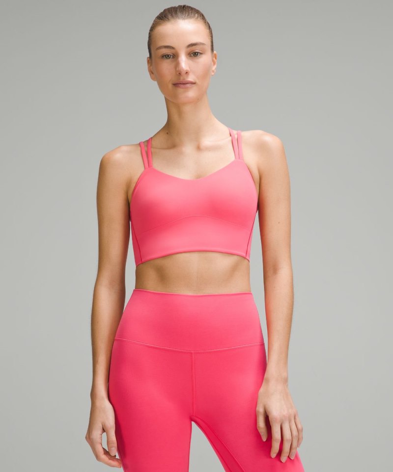 Lululemon Like a Cloud Longline Bra *Light Support, B / C Cup Glaze Pink Online Outlet Sale