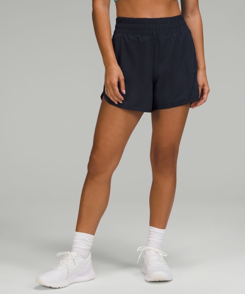 Lululemon Track That High-Rise Lined Short 5" True Navy Online Outlet Sale