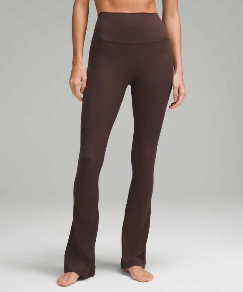 Lululemon lululemon Align™ High-Rise Ribbed Mini-Flare Pant *Regular Espresso (not available) Online Outlet Sale