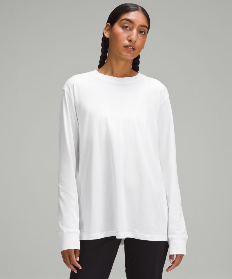 Lululemon All Yours Long-Sleeve Shirt White Online Outlet Sale