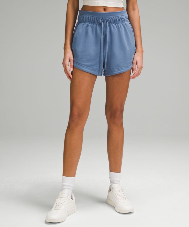 Lululemon Inner Glow High-Rise Short 3" Oasis Blue Online Outlet Sale