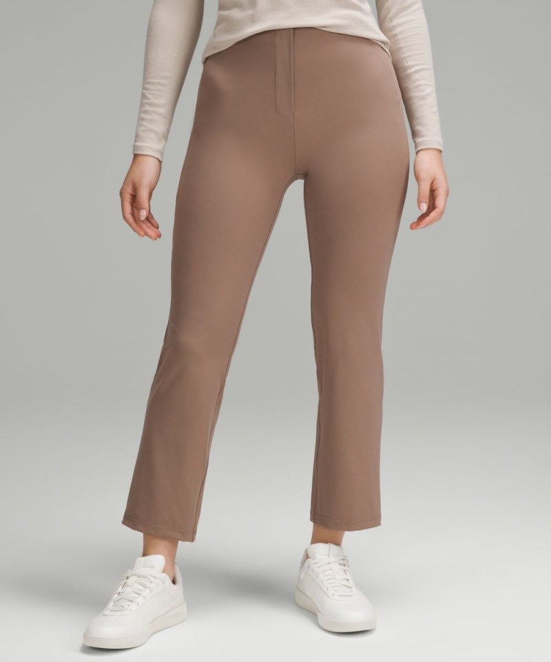 Lululemon Smooth Fit Pull-On High-Rise Cropped Pant Taupetastic Online Outlet Sale