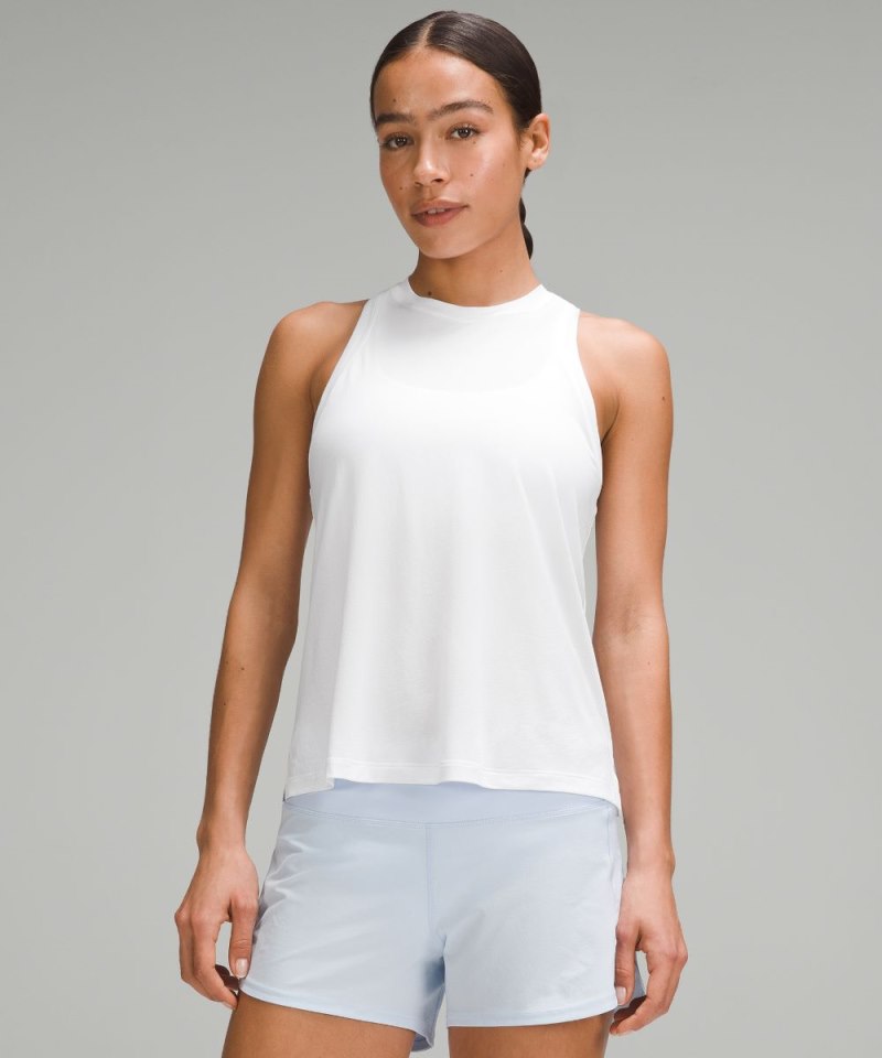 Lululemon Ultralight Hip-Length Tank Top White Online Outlet Sale