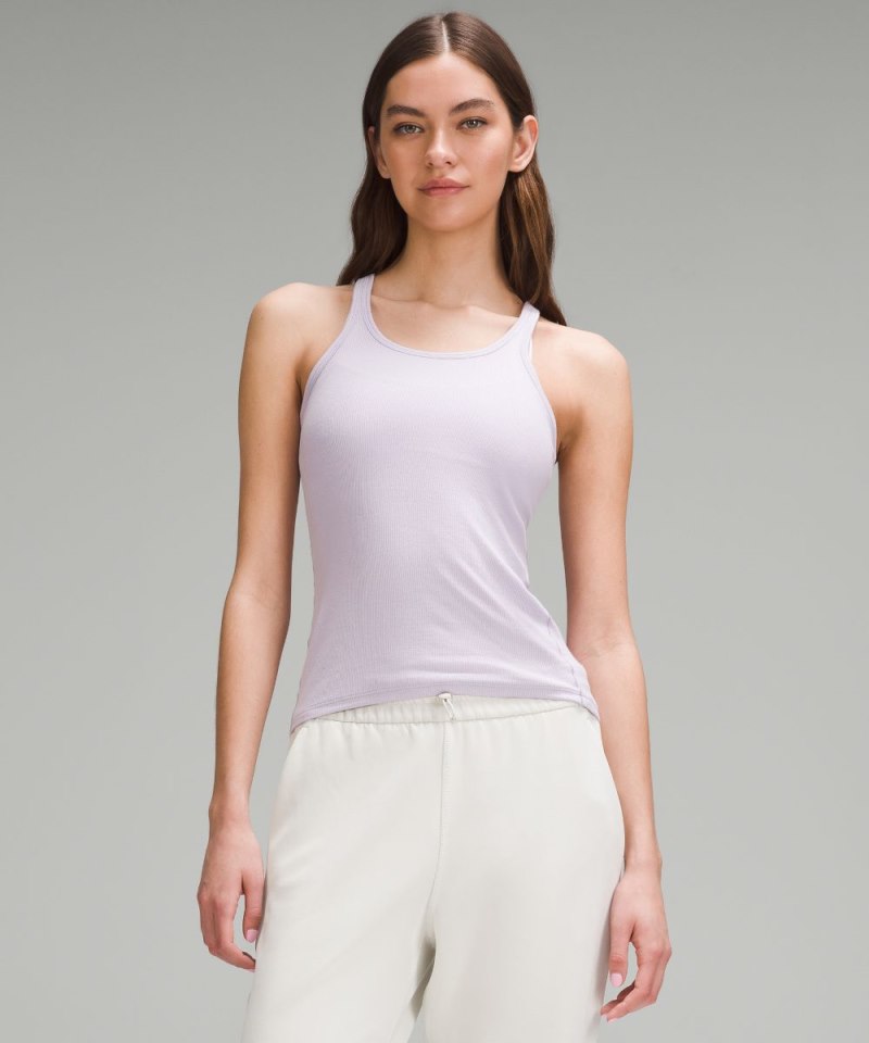 Lululemon Hold Tight Thin Strap Racerback Tank Top Lilac Ether Online Outlet Sale