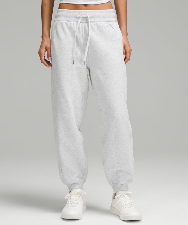 Lululemon Scuba High-Rise Relaxed Jogger *Full Length Heathered Core Ultra Light Grey Online Outlet Sale