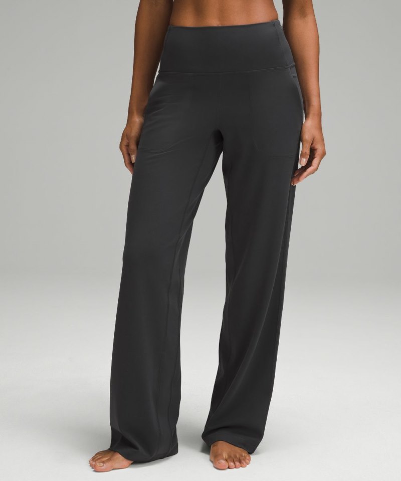 Lululemon lululemon Align™ High-Rise Wide-Leg Pant *Regular Graphite Grey Online Outlet Sale