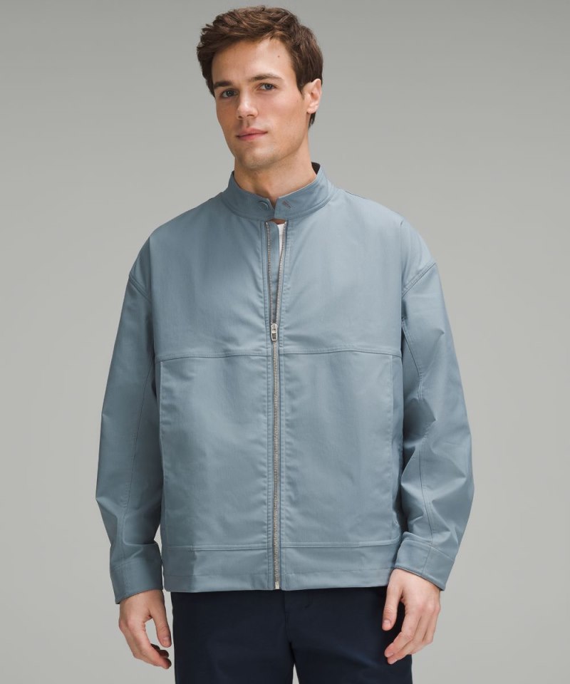 Lululemon Smooth Twill Full-Zip Jacket Belgian Blue Online Outlet Sale
