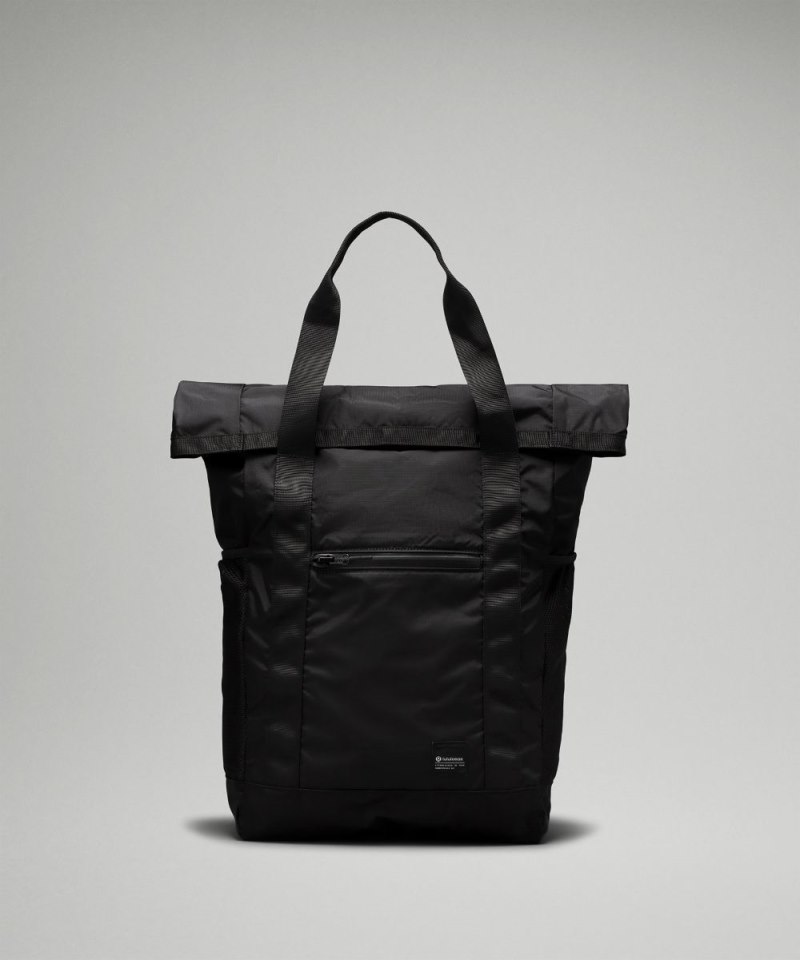 Lululemon Packable Backpack 32L Black / Traverse Grey Online Outlet Sale