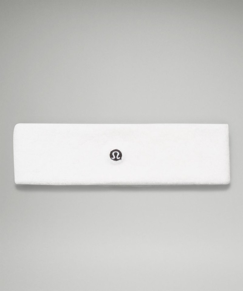 Lululemon Cotton Terry Sweatband White Online Outlet Sale