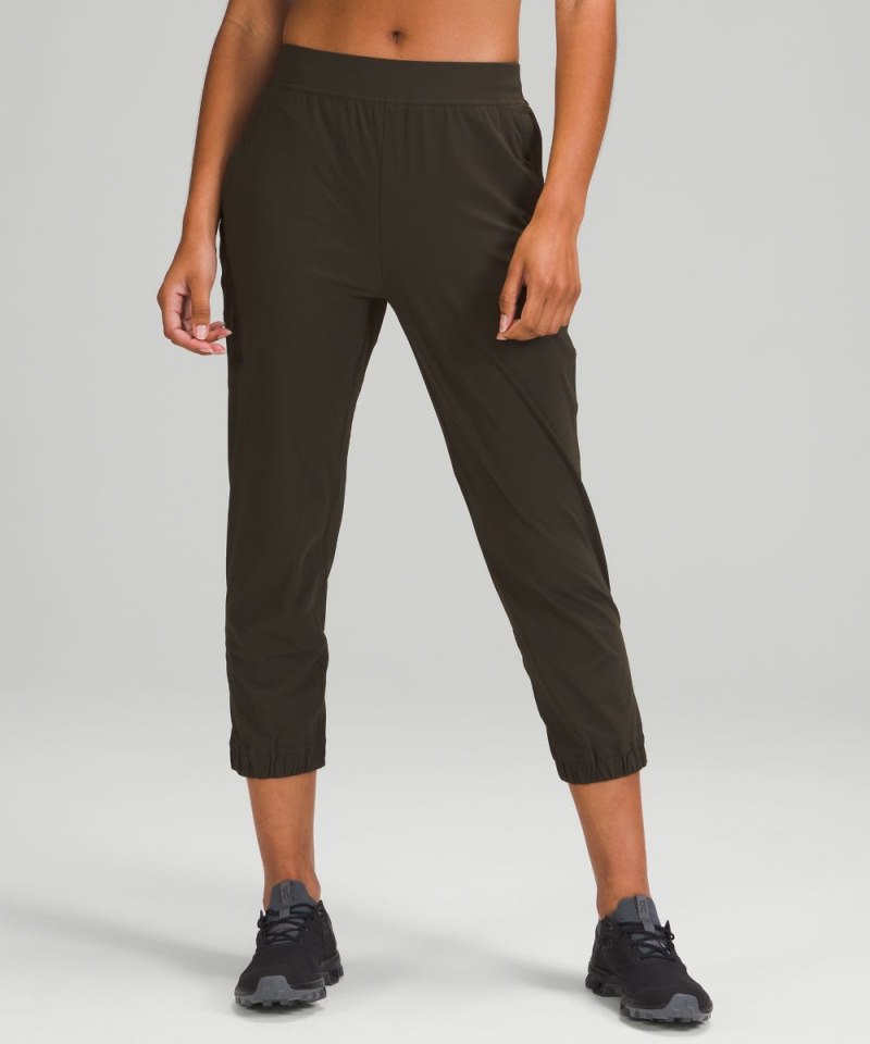 Lululemon Adapted State High-Rise Cropped Jogger Dark Olive Online Outlet Sale